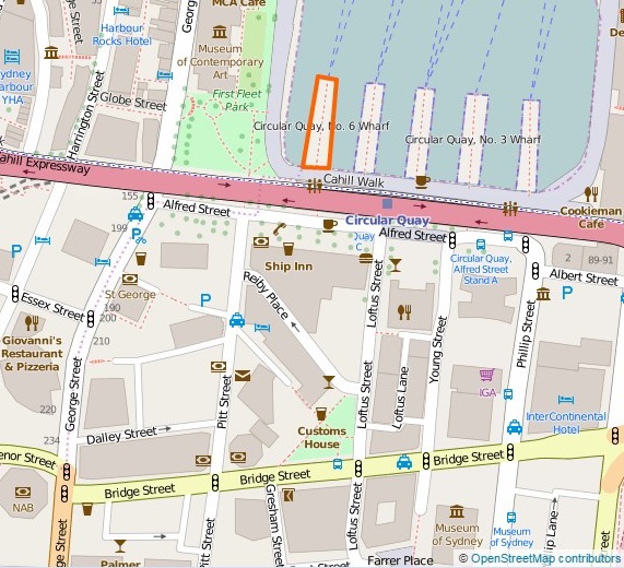 Circular Quay Wharf 6 / サーキュラーキー6番桟橋