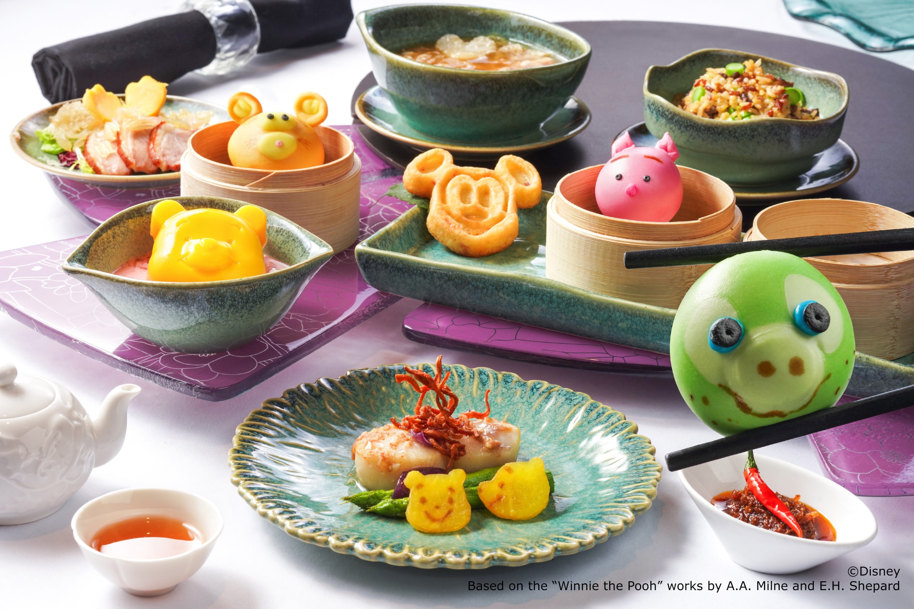 【香港ディズニーランド・ホテル内】ディズニーフレンズ点心ランチ